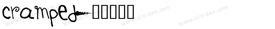 cramped字体转换