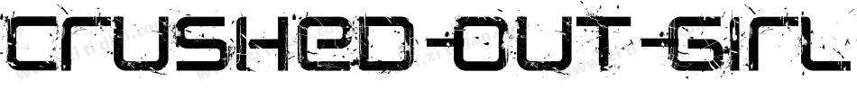 Crushed-Out-Girl字体转换