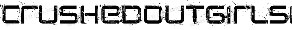 CrushedOutGirlSharpie-M1p字体转换