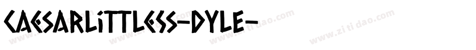 CaesarLittleSs-DylE字体转换