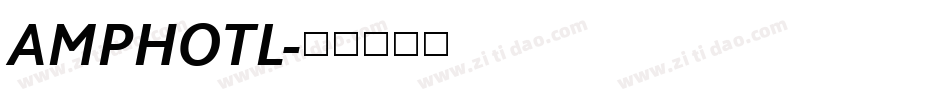 AMPHOTL字体转换