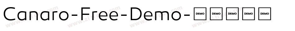 Canaro-Free-Demo字体转换