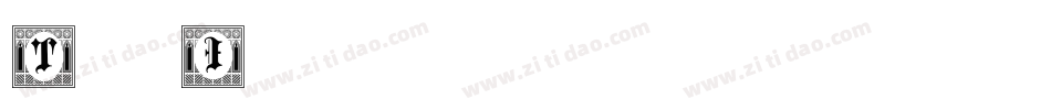 TheodorInitials字体转换