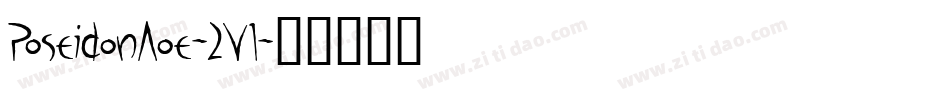 PoseidonAoe-2Vl字体转换