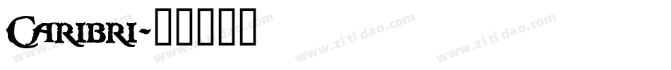 Caribri字体转换