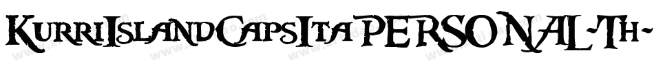 KurriIslandCapsItaPERSONAL-Th字体转换
