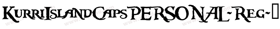 KurriIslandCapsPERSONAL-Reg字体转换