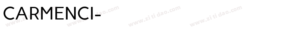 CARMENCI字体转换