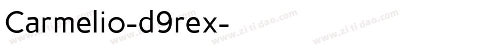 Carmelio-d9rex字体转换