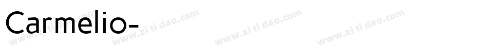 Carmelio字体转换