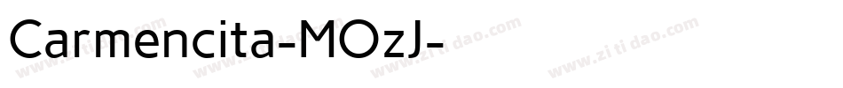 Carmencita-MOzJ字体转换