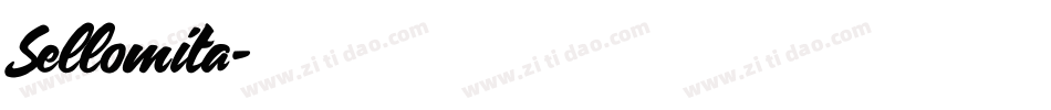 Sellomita字体转换