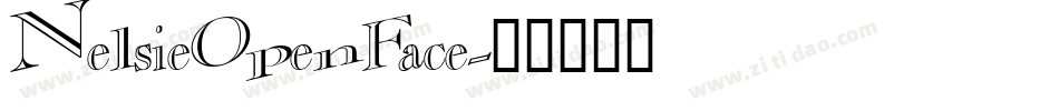 NelsieOpenFace字体转换
