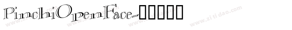 PinchiOpenFace字体转换