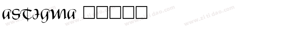Astigma字体转换