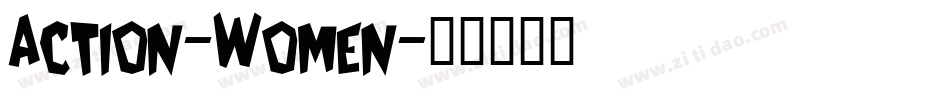 Action-Women字体转换