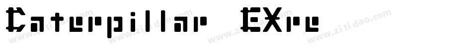 Caterpillar-EXre字体转换