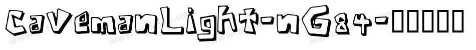 CavemanLight-nG84字体转换