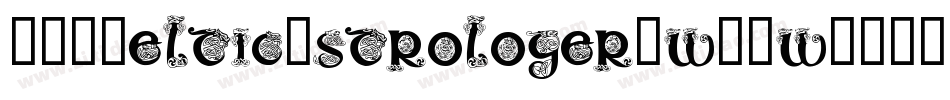 101CelticAstrologer-wGRw字体转换