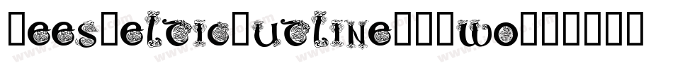 PeesCelticOutline-JJwo字体转换