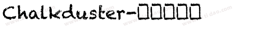 Chalkduster字体转换