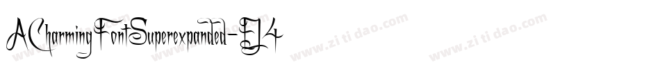 ACharmingFontSuperexpanded-EJ4j字体转换