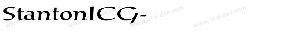 StantonICG字体转换