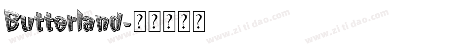 Butterland字体转换