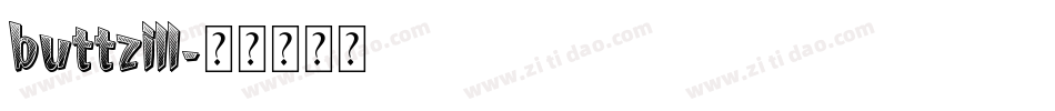 buttzill字体转换
