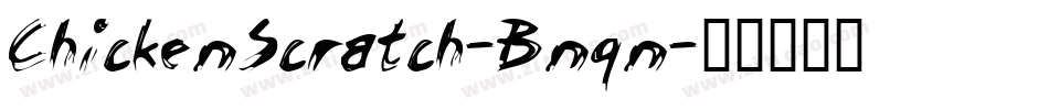 ChickenScratch-Bnqn字体转换