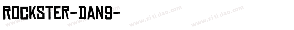 Rockster-DAn9字体转换