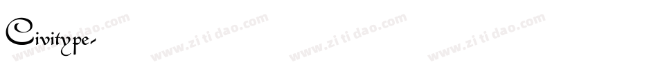 Civitype字体转换