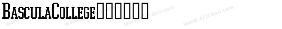 BasculaCollege字体转换