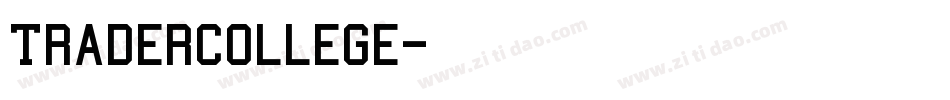 TraderCollege字体转换