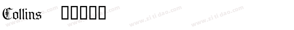 Collins字体转换