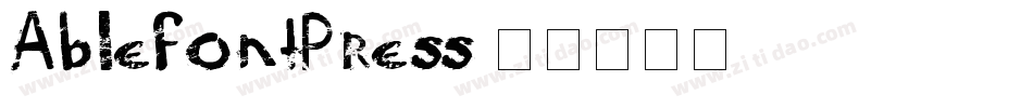 AblefontPress字体转换