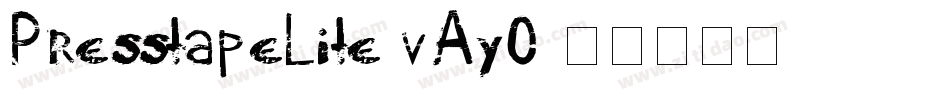 PresstapeLite-vAyO字体转换