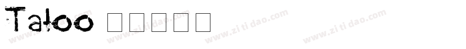 Tatoo字体转换