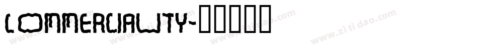 Commerciality字体转换