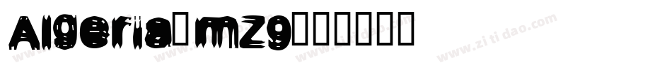 Algeria-mZ9字体转换