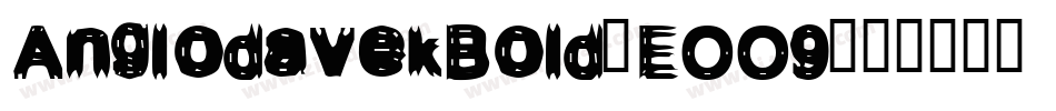 AnglodavekBold-EOO9字体转换