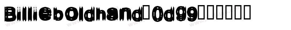Billieboldhand-0dg9字体转换