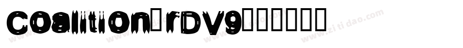 Coalition-rDV9字体转换