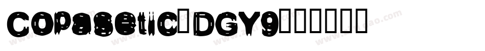 Copasetic-DGY9字体转换