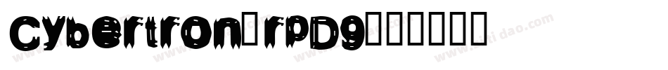 Cybertron-rpD9字体转换