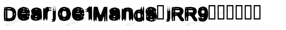 Dearjoe1Mands-jRR9字体转换