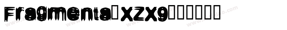 Fragmenta-XZX9字体转换