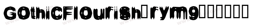 GothicFlourish-rym9字体转换