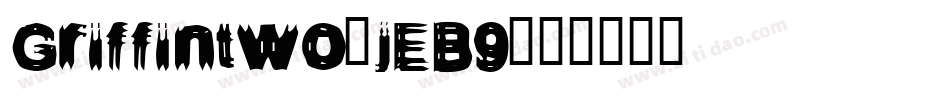 Griffintwo-jEB9字体转换