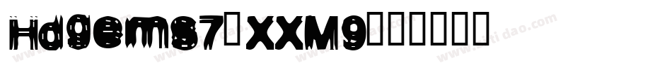 Hdgems7-XXM9字体转换